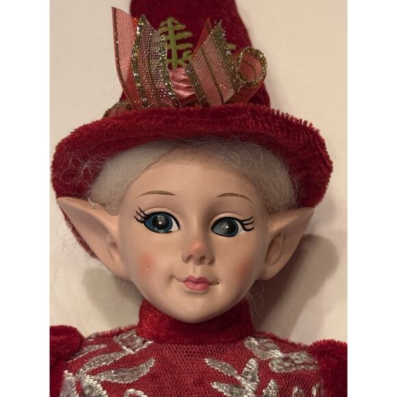Christmas Sequence Fairy Elf On A Shelf Girl Doll Poseable - Picture 2 of 7